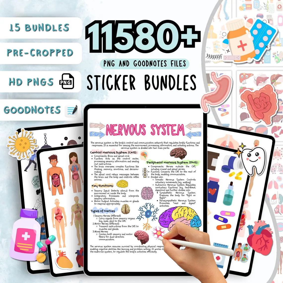 Toplu Sticker Paketi Medikal/Sağlık +115800 (Dijital)